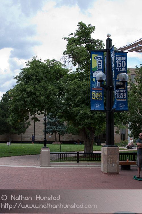 The Pearl Street Mall in Boulder, CO